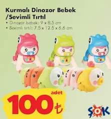 GOKİDY OYUNCAK KURMALI DİNOZOR BEBEK/SEVİMLİ TIRTIL